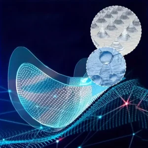 Patch oculari ipoallergenici beige microneedle cura pelle sensibile portatili