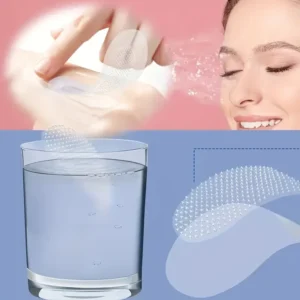 Patch oculari ipoallergenici beige microneedle cura pelle sensibile portatili