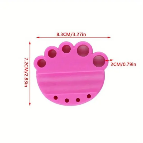 Supporto tatuaggi silicone artiglio porta bicchiere inchiostro ROSSO penna