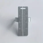 Righello ARGENTO misurazione tubi radice dita anelli lega alluminio disinfezione