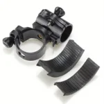 Porta lampada bici ABS resistente supporto torcia rotabile luci fino 2.59cm