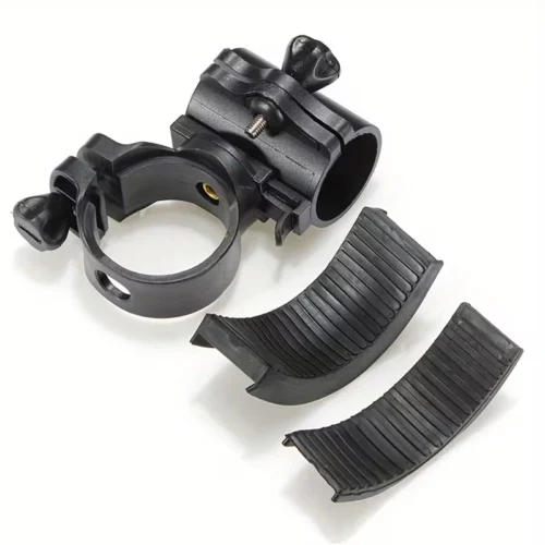 Porta lampada bici ABS resistente supporto torcia rotabile luci fino 2.59cm