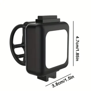 Mini luce mountain bike multifunzionale torcia bianca gialla rossa notturna