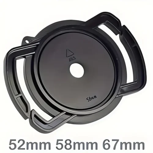 Tappo obiettivo 52mm ABS clip anti-smarrimento fibbia cinturino custodia DSLR