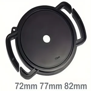 Tappo obiettivo 72mm ABS clip anti-smarrimento fibbia cinturino custodia DSLR