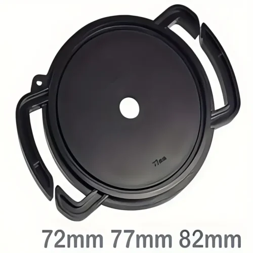 Tappo obiettivo 72mm ABS clip anti-smarrimento fibbia cinturino custodia DSLR