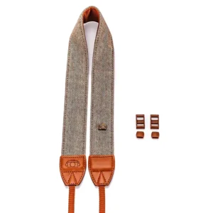 Tracolla tessuto vintage durevole compatibile Canon Fuji Nikon Olympus Sony