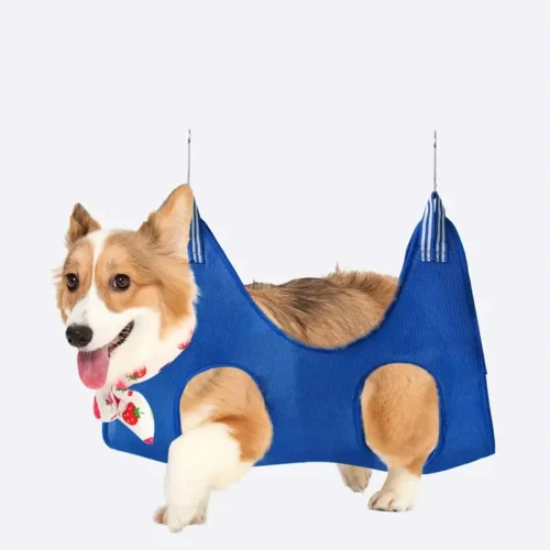 Amaca toelettatura animali comfort taglio unghie cani gatti M poliestere VERDE