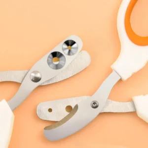 Tagliaunghie professionale gatto cane doppio foro acciaio inox taglio sicuro
