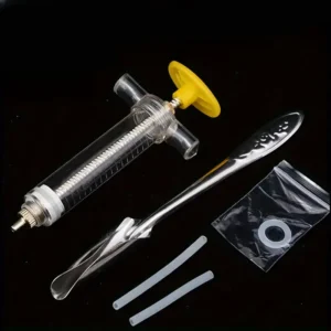 Kit siringa alimentazione uccelli 20ml ABS tubo morbido misurino cucchiaio