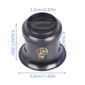 Lenti ingrandimento 5X alta potenza precisione gioiellieri orologiai aggancio