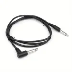 Cavo audio I-ZCLIVE 6,35mm 1,5m riduzione rumore OFC connettore angolo 90°