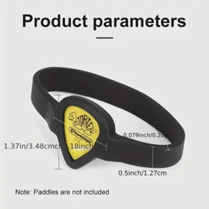 Plettro chitarra clip plettro anello silicone alta qualità compatto comodo