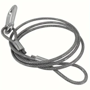 Corda sicurezza 70cm filo acciaio alta resistenza illuminazione palcoscenico
