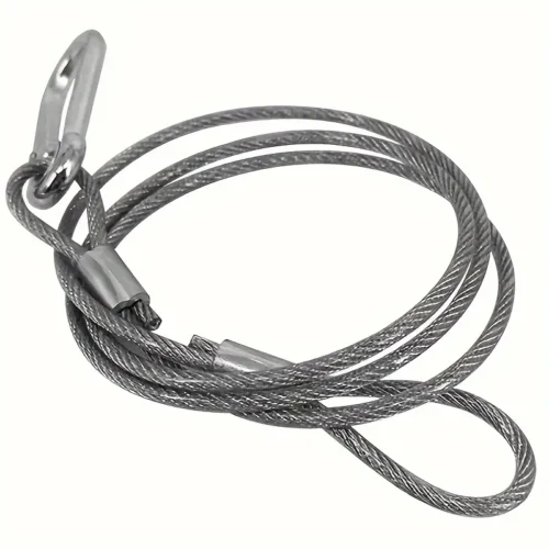 Corda sicurezza 70cm filo acciaio alta resistenza illuminazione palcoscenico