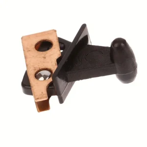 Spazzola elettrica capelli pulsante potenza metallo nero oro accessorio taglio