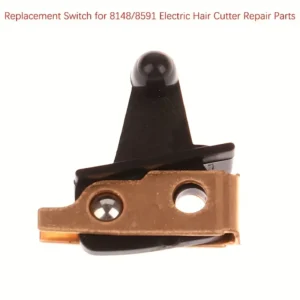 Spazzola elettrica capelli pulsante potenza metallo nero oro accessorio taglio