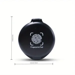 Tampone inchiostro portatile impronte mini banca senza lavaggio sigillo falso