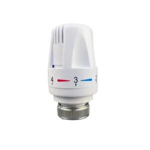 Testa valvola termostatica intelligente riscaldatore bianco ABS bronzo M30*1.5