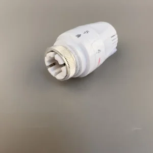 Testa valvola termostatica intelligente riscaldatore bianco ABS bronzo M30*1.5