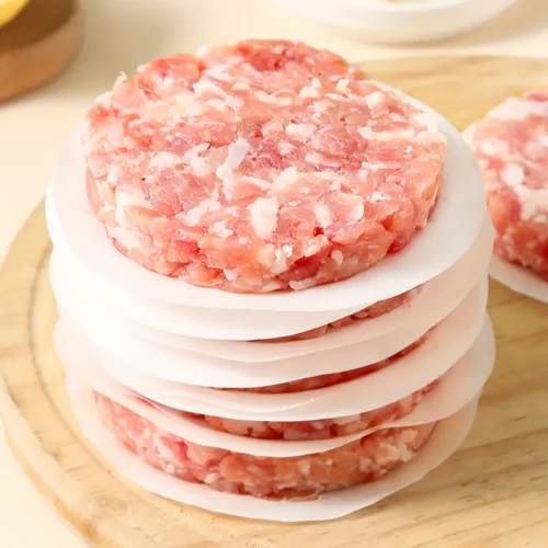 100 fogli plastica alimentare qualità hamburger torte cucina riutilizzabili