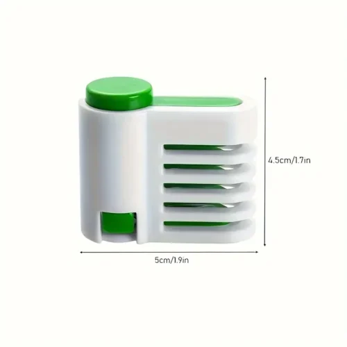 2pz Tagliatore torte 5 livelli supporto plastica manici bianchi fette uniformi