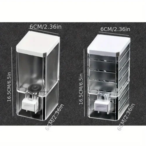 Dispenser sapone muro premium pompa trasparente bagno doccia shampoo