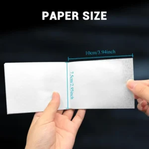 100pz Panno pulizia obiettivi resistente strappo senza pelucchi fotocamere