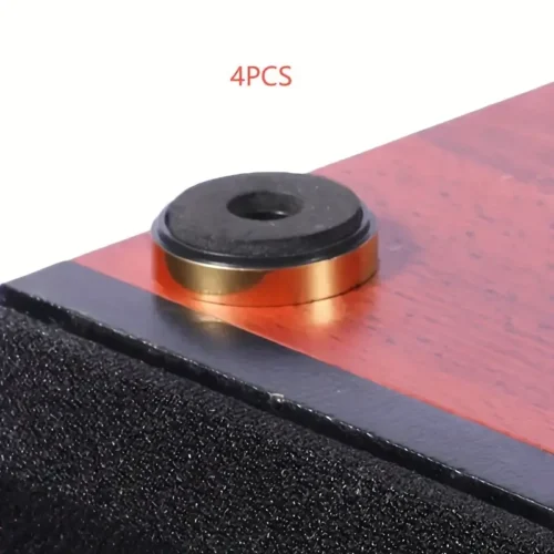 4 piedini NERI altoparlanti audio home theater antiscivolo installazione facile