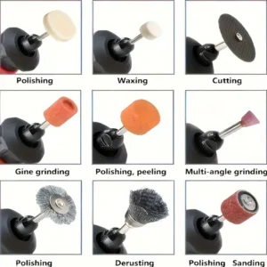 105 punte diamantate incisione lucidatura molatura trapano elettrico