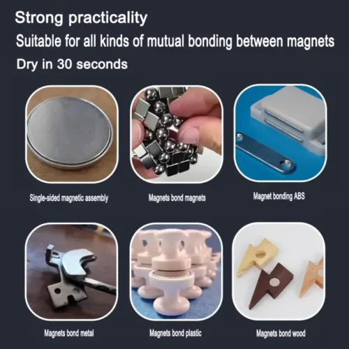 Colla magnetica adesivo forte asciugatura istantanea unione magneti