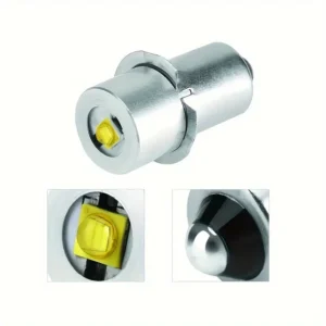 Lampadina LED alta potenza P13.5S DC 12V sostituzione lampada Maglite 300LM