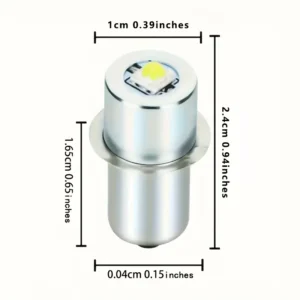 Lampadina LED alta potenza P13.5S DC 12V sostituzione lampada Maglite 300LM