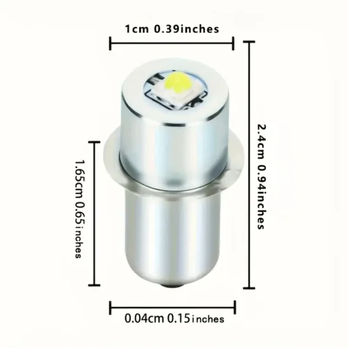 Lampadina LED alta potenza P13.5S DC 12V sostituzione lampada Maglite 300LM