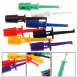 Set 10 sondine multimetro clip gancio pinze plastica durevoli laboratorio