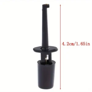 Set 10 sondine multimetro clip gancio pinze plastica durevoli laboratorio