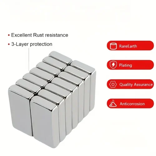 7pz Bar magnet metallo 40x10x2mm frigorifero porta doccia set ufficio