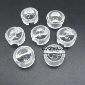 6x lenti convex imitazione luce 13mm diametro 60 gradi accessori lampade ottica