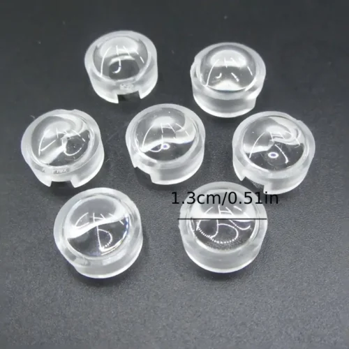 6x lenti convex imitazione luce 13mm diametro 60 gradi accessori lampade ottica