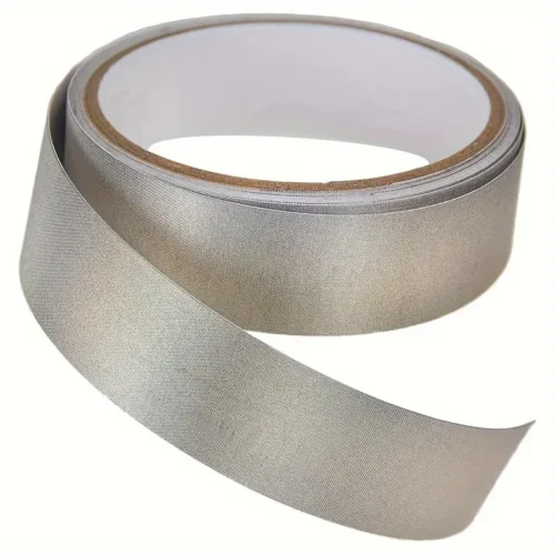 1895-1.webp Nastro conduttivo tessuto Faraday 10mmx20mt protezione EMI interferenze RFID