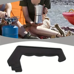 Manico ricambio moka espresso plastica design ergonomico alluminio 3 tazze