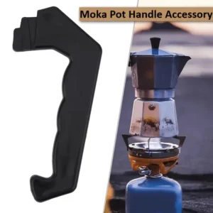 Manico ricambio moka espresso plastica design ergonomico alluminio 3 tazze