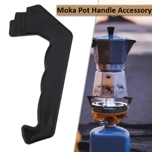 Manico ricambio moka espresso plastica design ergonomico alluminio 3 tazze