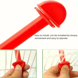 5 pali supporto uccelli bastone affilare unghie posatoio gabbia accessori