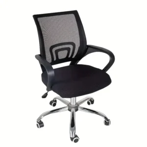 Copertura sedia ufficio spandex resistentelavabile antiscivolo braccioli NERO