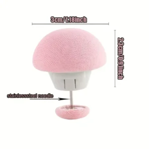 Set 8 clip lenzuola coperte BIANCHI fissaggio antiscivolo fungo fermagli