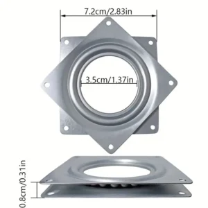 Rotating turntable bearing hardware piastra rotante 3 inch vassoi ripiani cucina