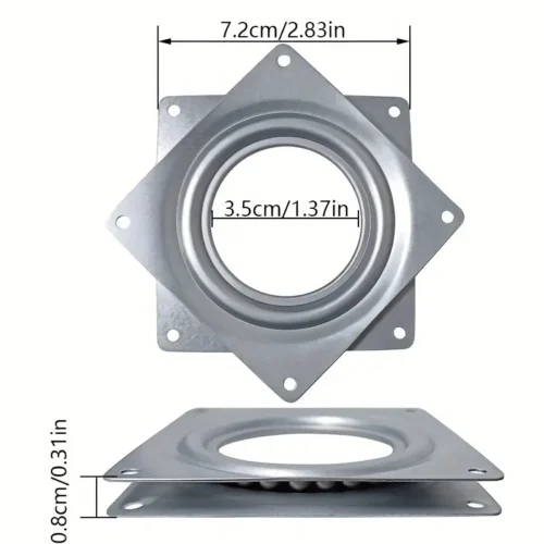 Rotating turntable bearing hardware piastra rotante 3 inch vassoi ripiani cucina