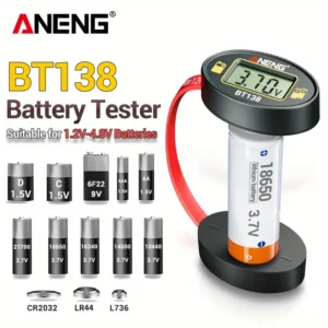 Tester digitale batterie ANENG BT138 capacità litio AAA AA display griglia