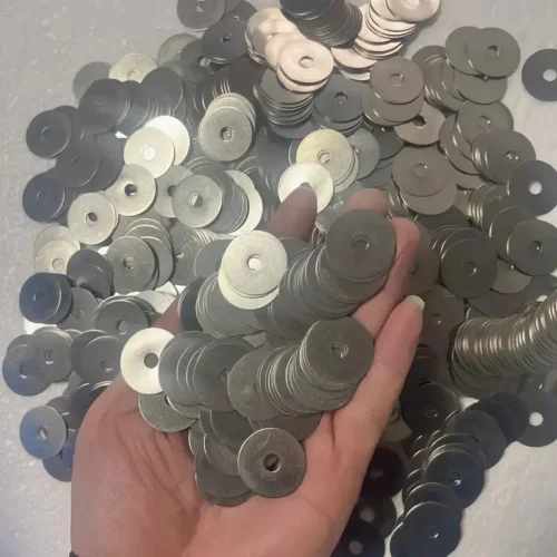 50 cuscinetti acciaio carbonio galvanizzato piatti metallo ispessito resistenti